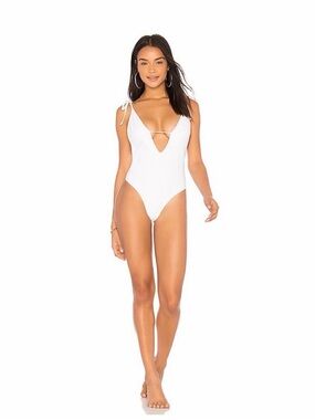 Midsommar Swim Montana One Piece Bikini White